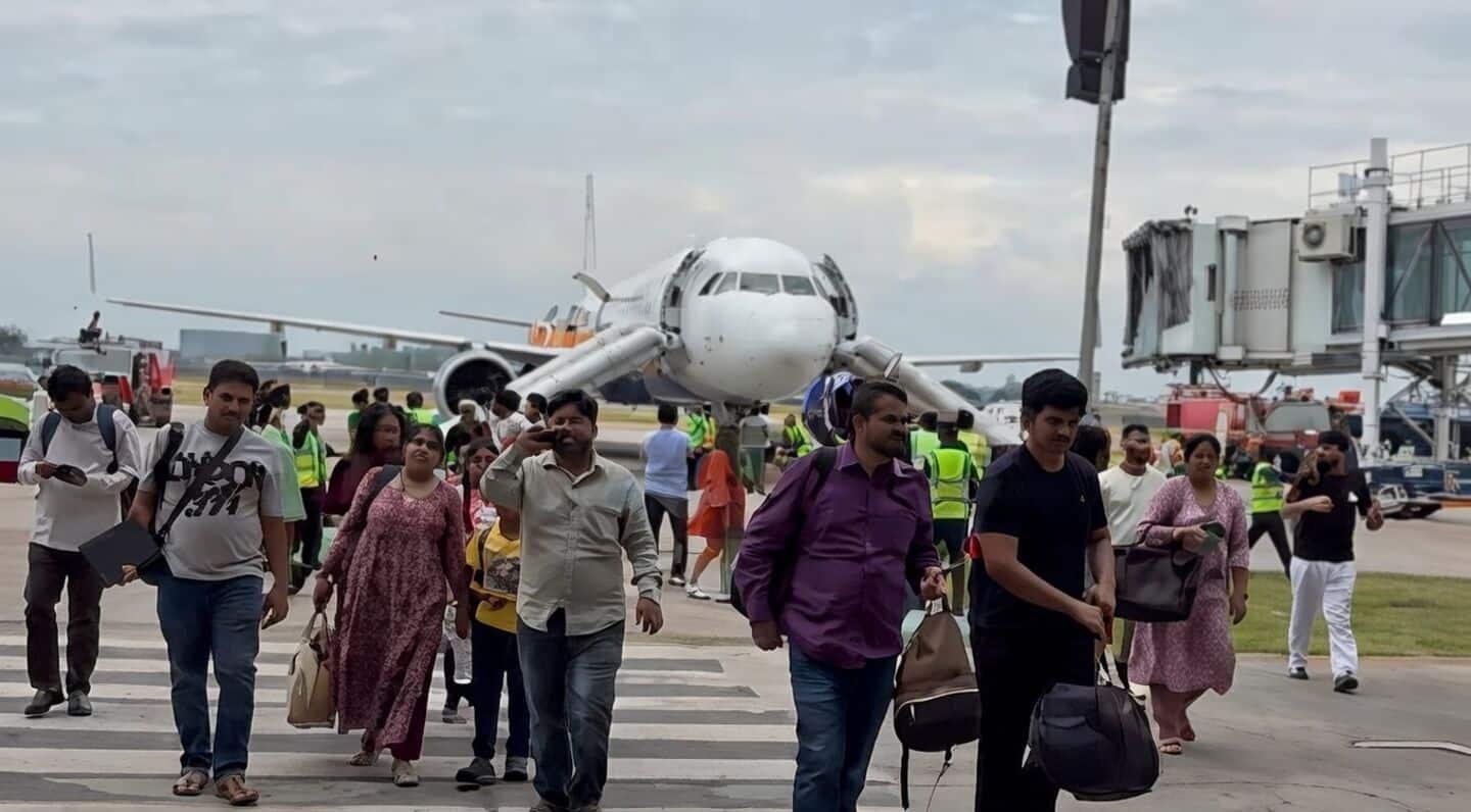 IndiGo Hyderabad to Chandigarh flight evacuated after power bank fire