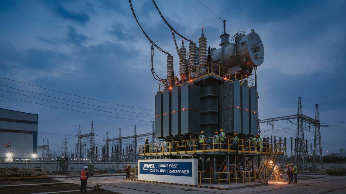 BHEL tests India's 1st 333 MVA 1,200 kV UHVAC transformer