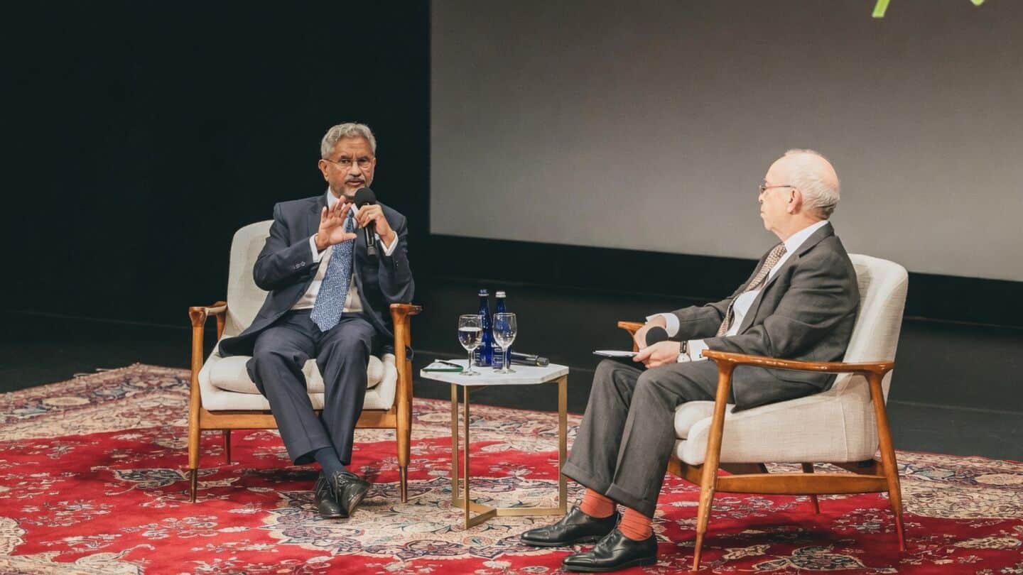 S Jaishankar: India China ties better after border standoff ended