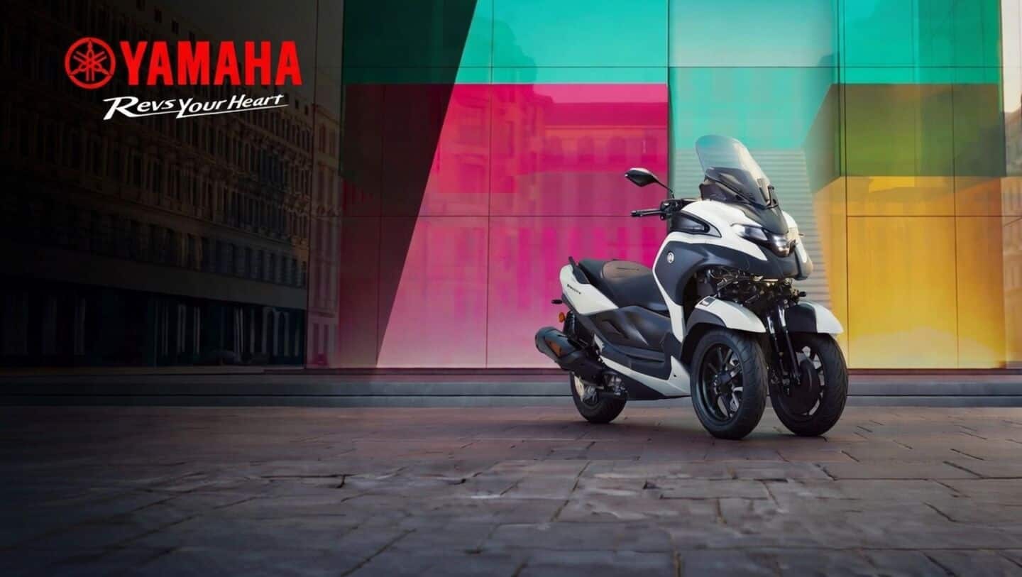Yamaha Tricity 300 is world's 1st scooter with integrated airbag