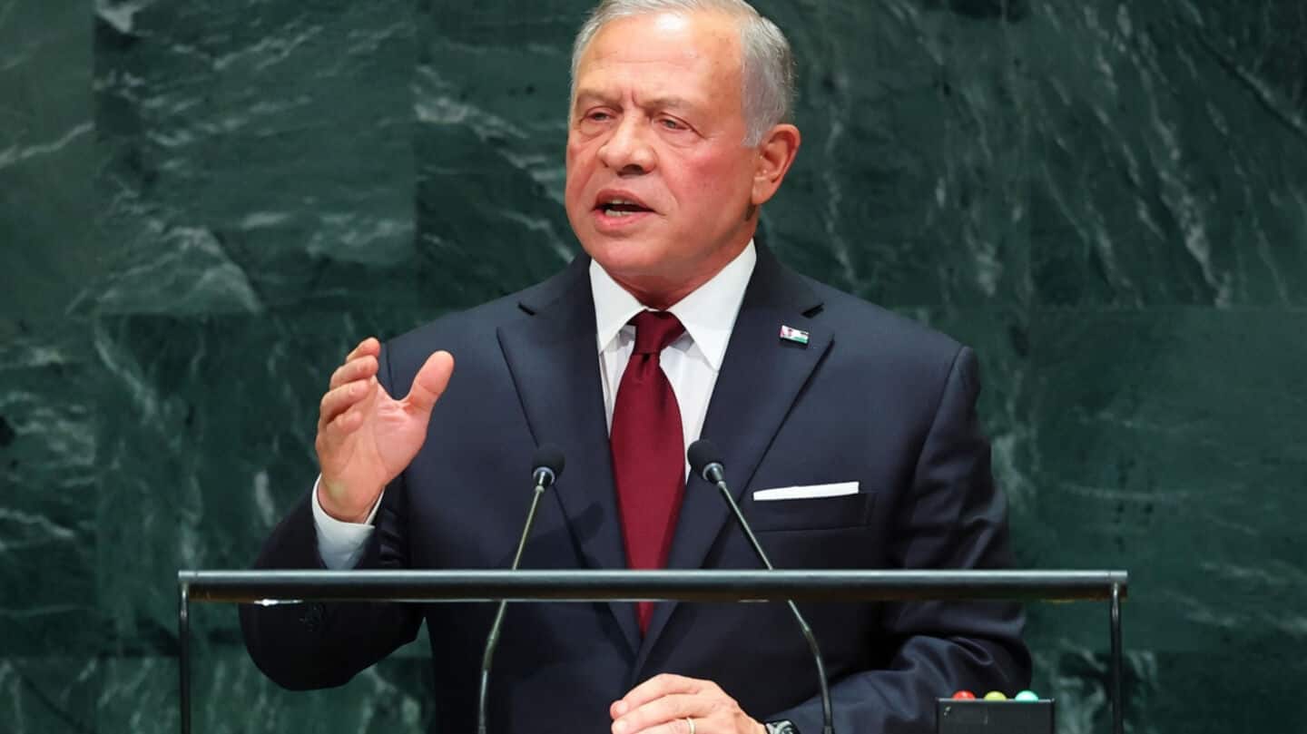 Jordan's King Abdullah II accuses Israel of breaking international law