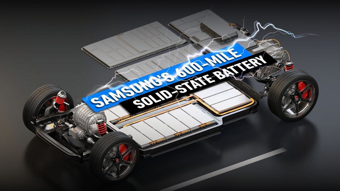 Samsung's new EV battery can last 966km on a single charge