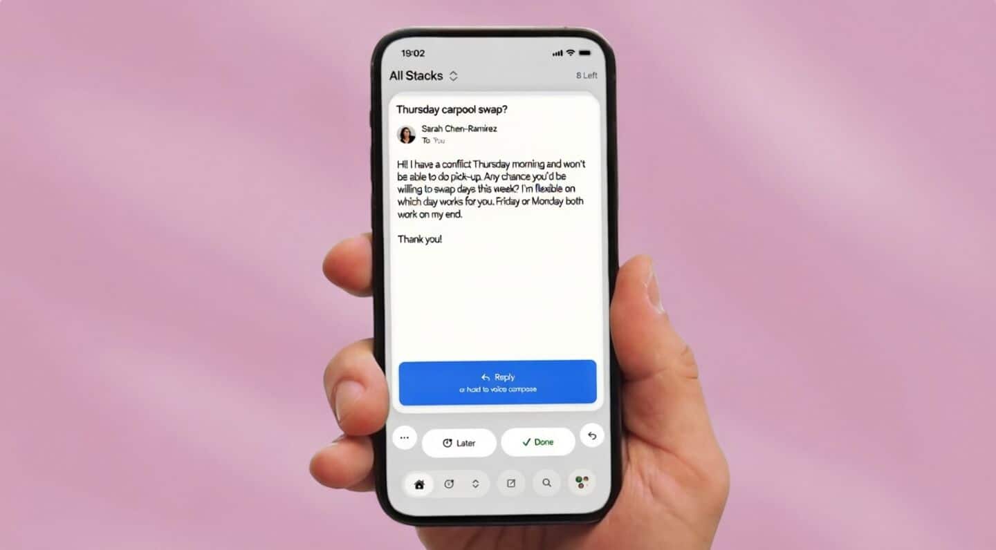 Avec launches on iOS with swipe cards for emails