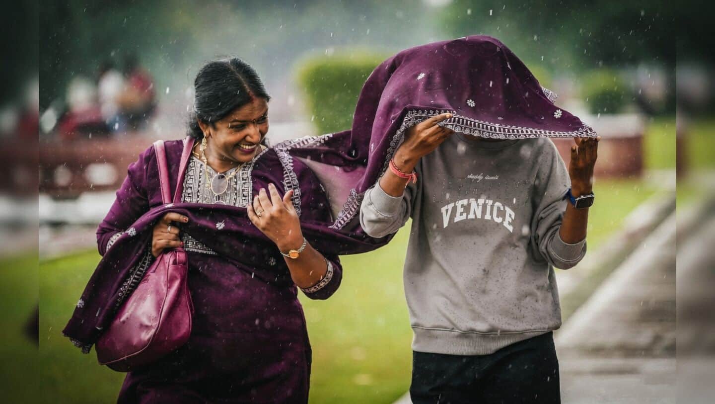 Rain cuts Delhi AQI from 181 to 149, roads waterlogged