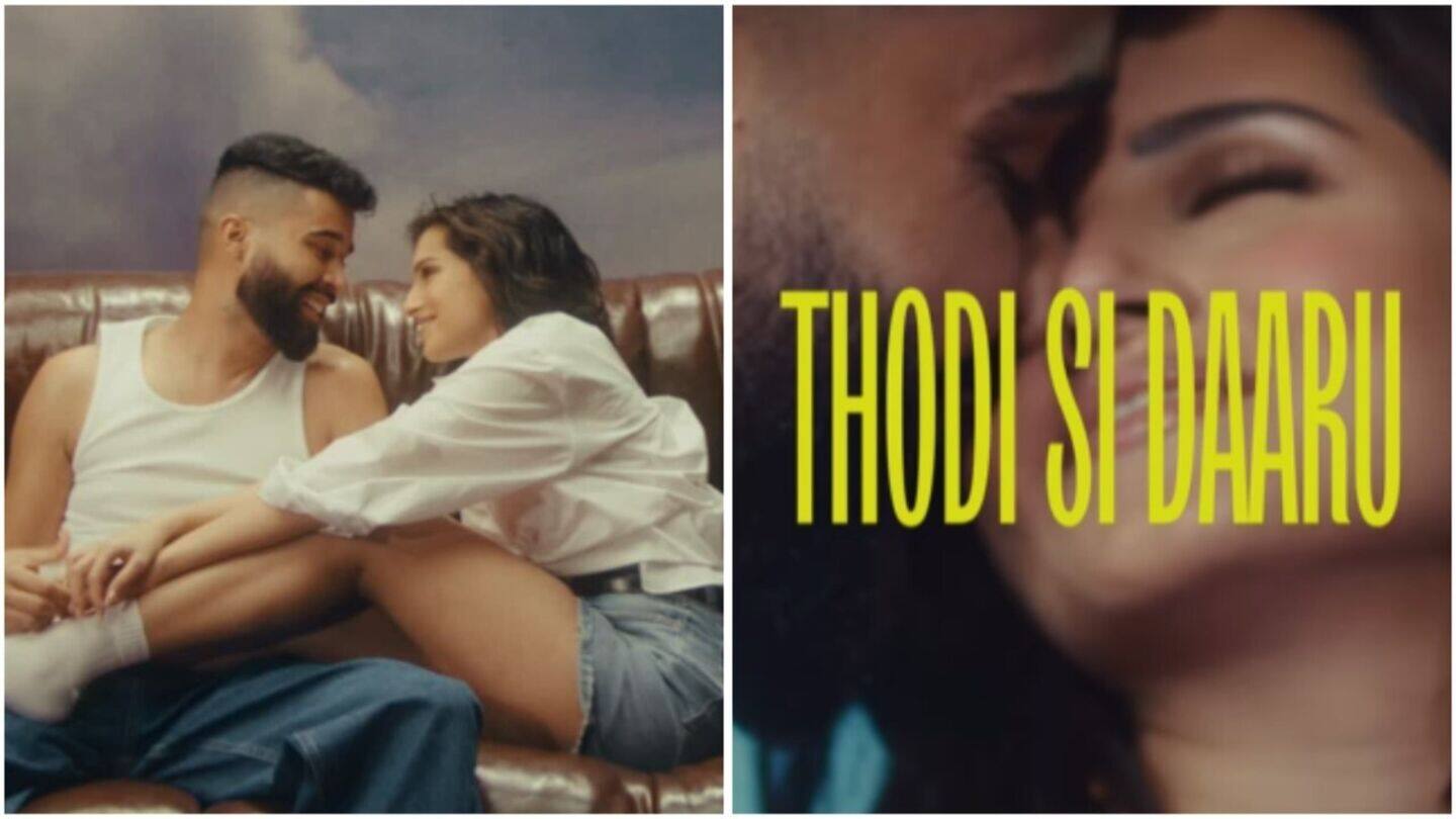 AP Dhillon and Tara Sutaria sparkle in 'Thodi Si Daaru'