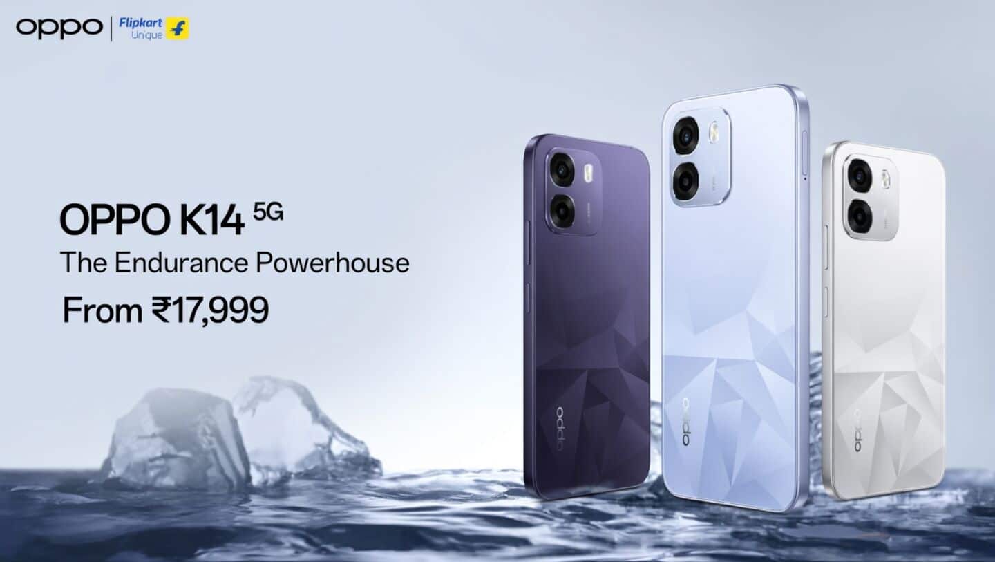 OPPO K14 5G goes on sale in India: Check offers