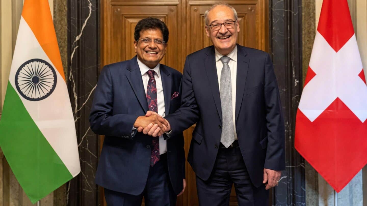 Switzerland speeds TEPA implementation after Commerce Minister Piyush Goyal's visit
