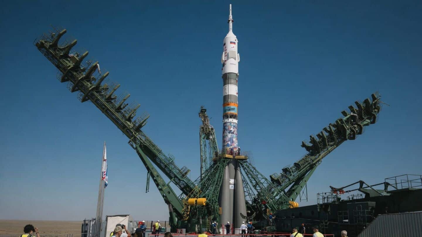 Russia's Soyuz MS-29 carried ads and children's cancer artwork