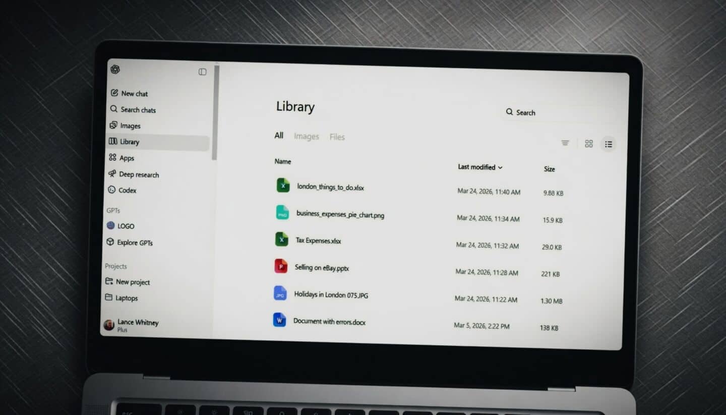 OpenAI launches ChatGPT file library for documents, images, spreadsheets