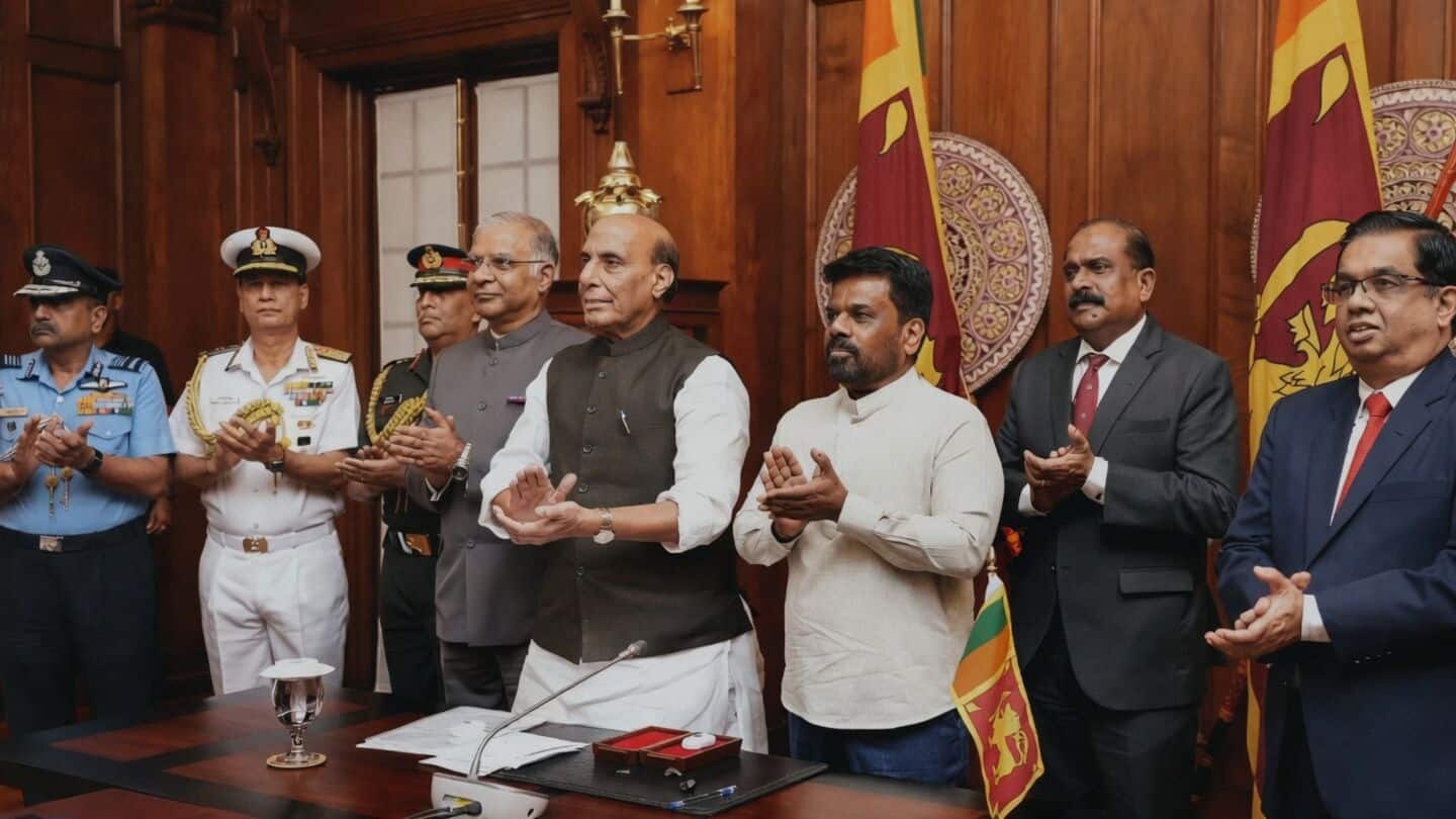 Rajnath Singh's 3-day Sri Lanka visit aims to boost stability