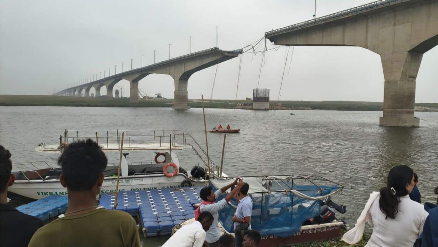 Vikramshila Setu partial collapse forces 161km detour in Bihar