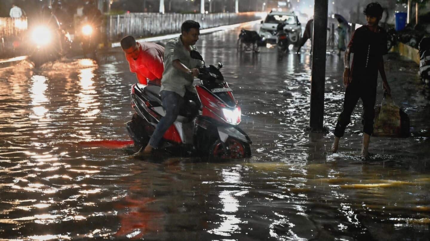 Heavy rains and thunderstorms flood parts of Visakhapatnam, stall traffic