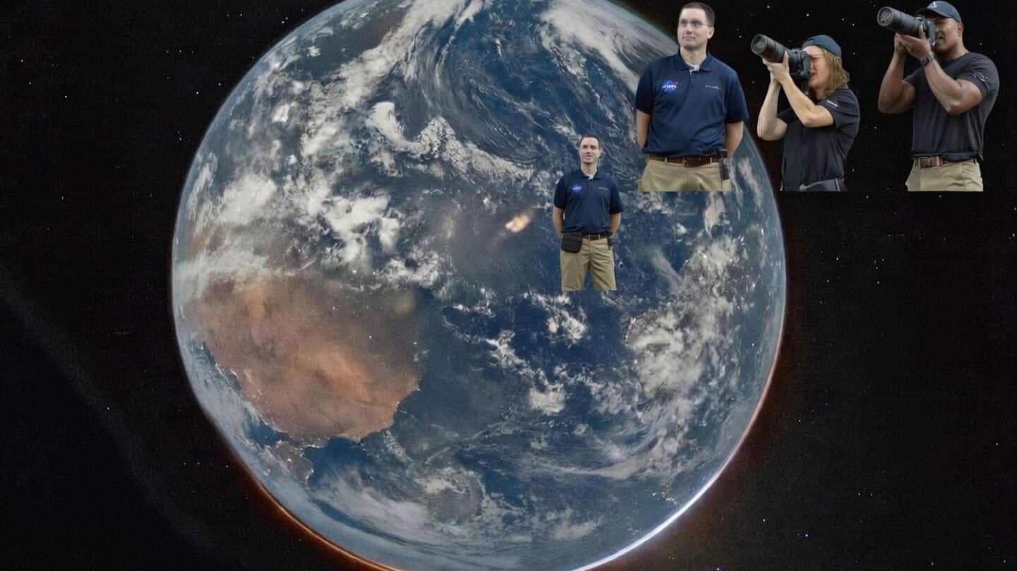 Artemis II crew trains in photography at Johnson Space Center