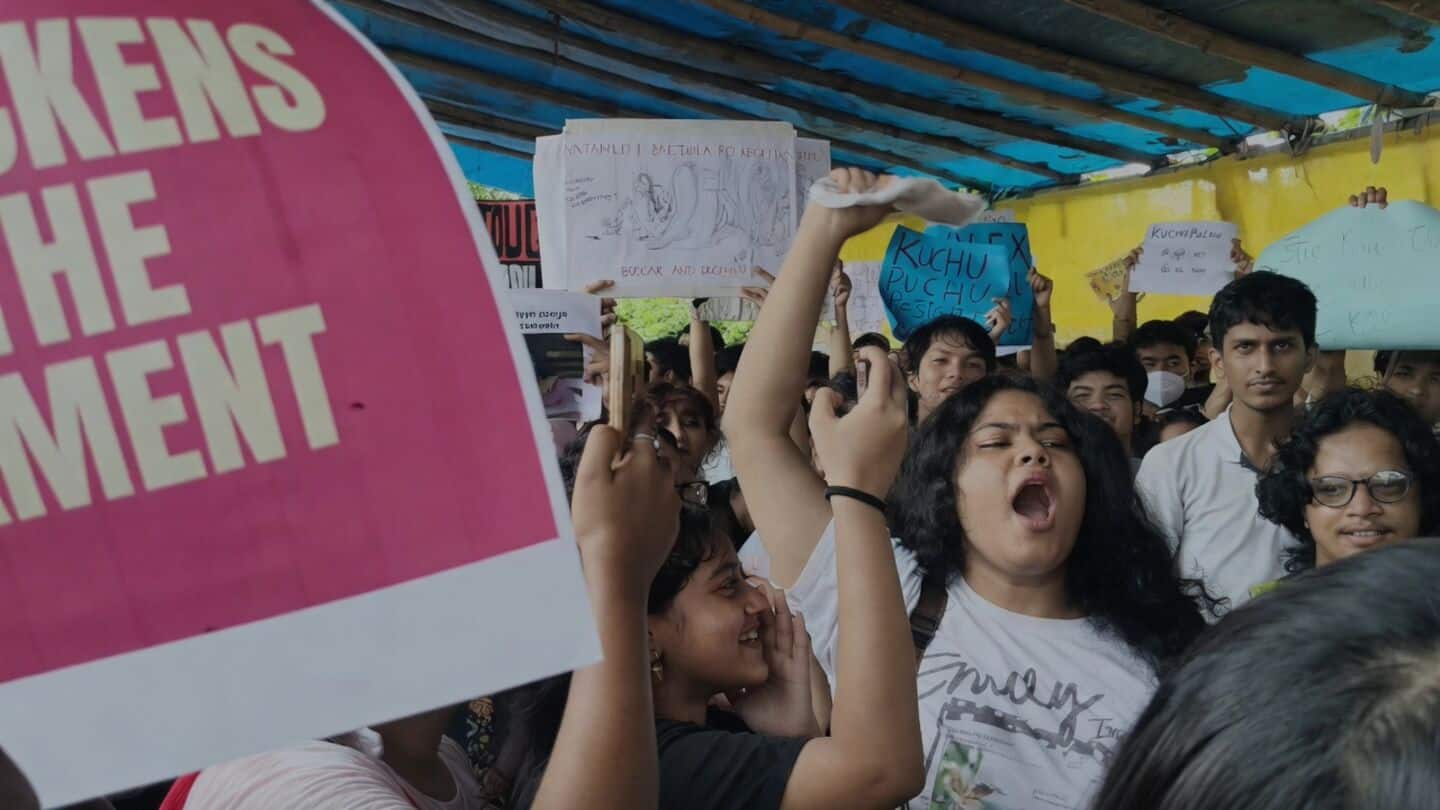 Dibisa Mahanta joins Guwahati protest over alleged NEET-UG paper leak