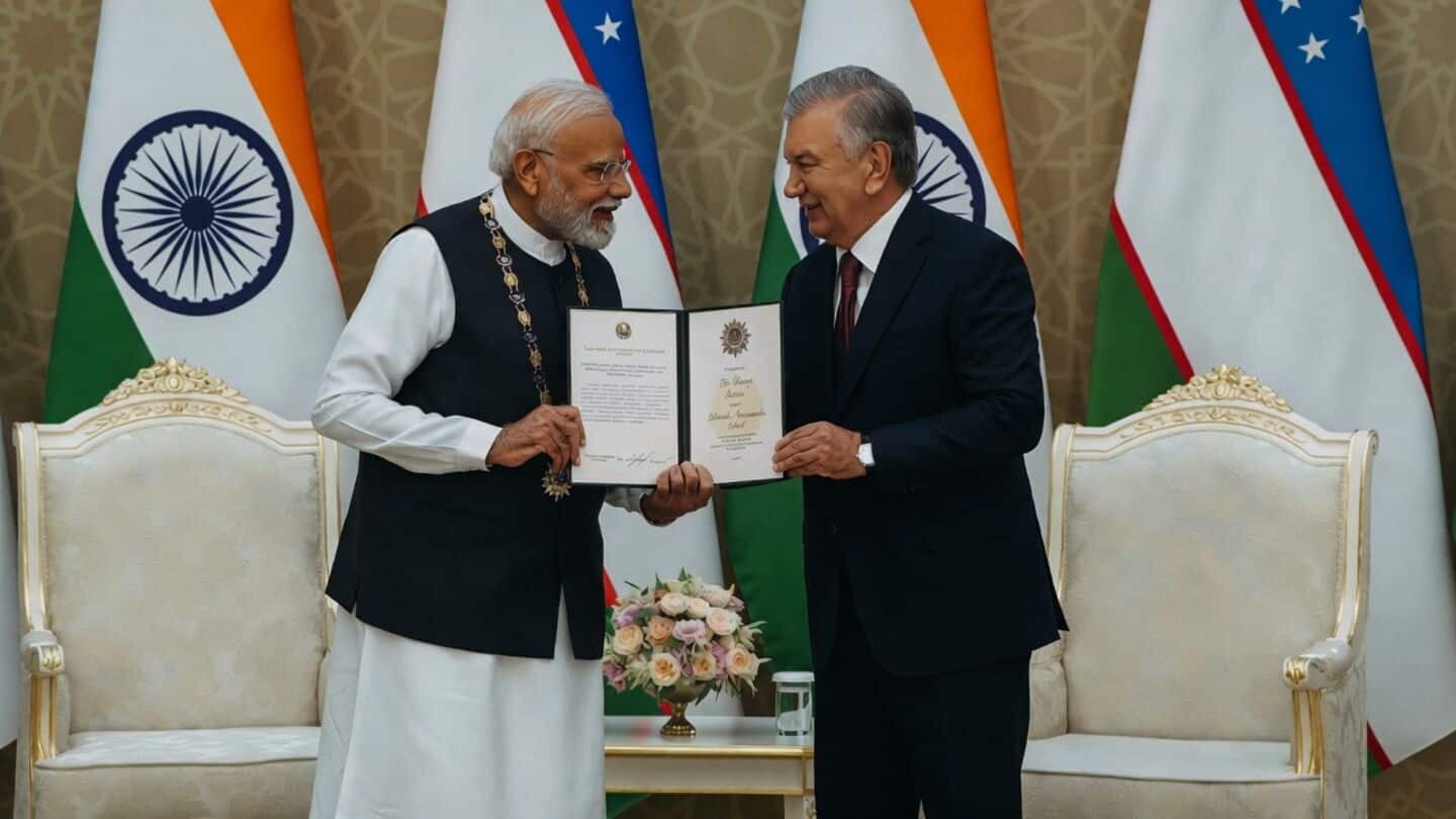 Narendra Modi, Shavkat Mirziyoyev announce uranium supply pact in Tashkent