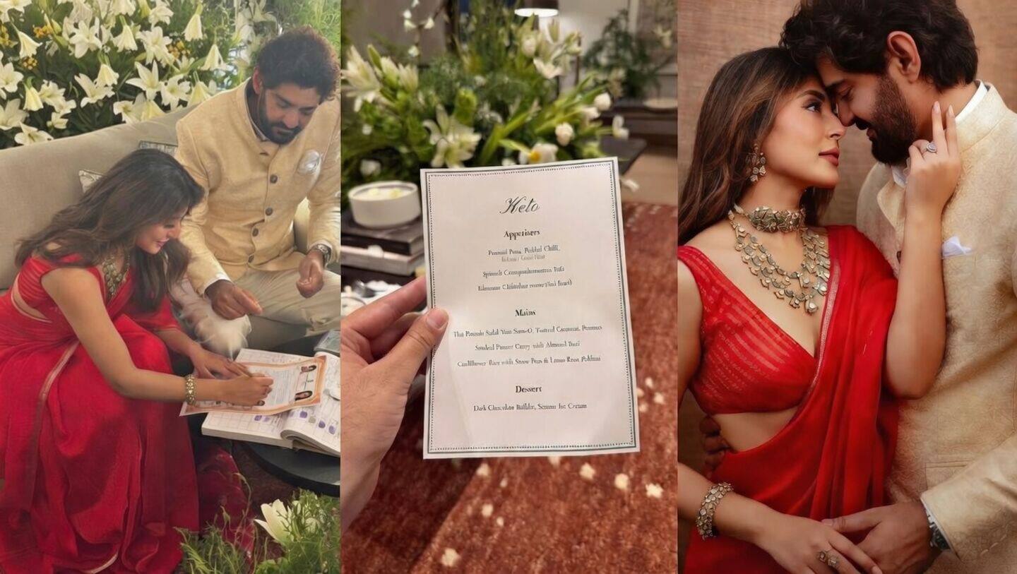 Kritika Kamra's wedding menu featured low-carb, keto-friendly dishes