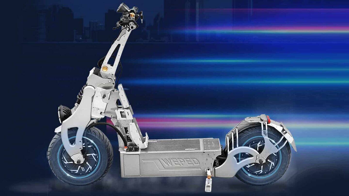 This electric scooter can hit 160km/h, costs ₹25 crore