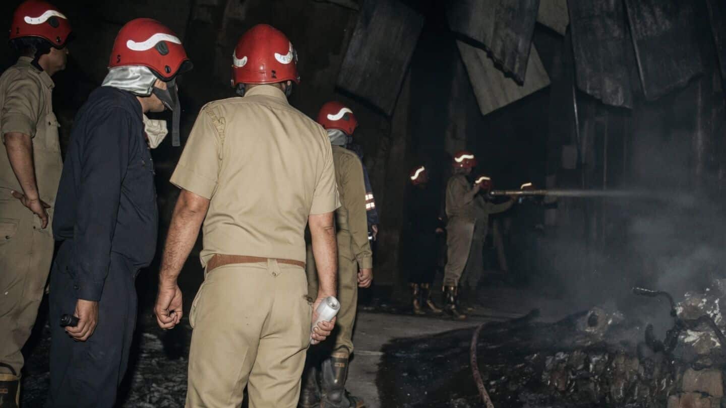 Major fire at Alipur cardboard warehouse in North Delhi Friday
