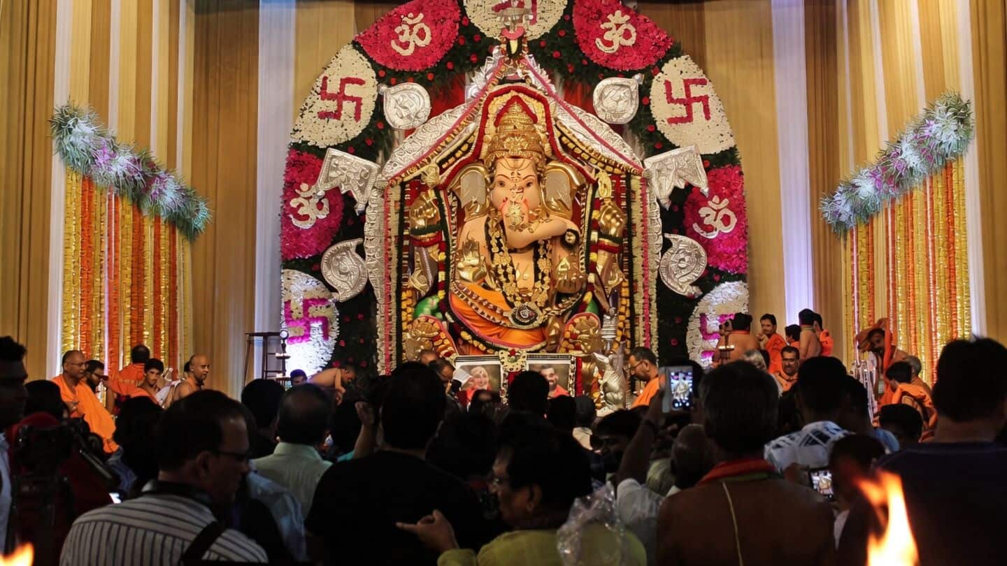 Mumbai's GSB Seva Mandal insures Maha Ganapati idol for ₹703cr