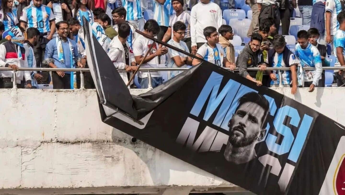 Lionel Messi cuts Kolkata appearance short after security breach