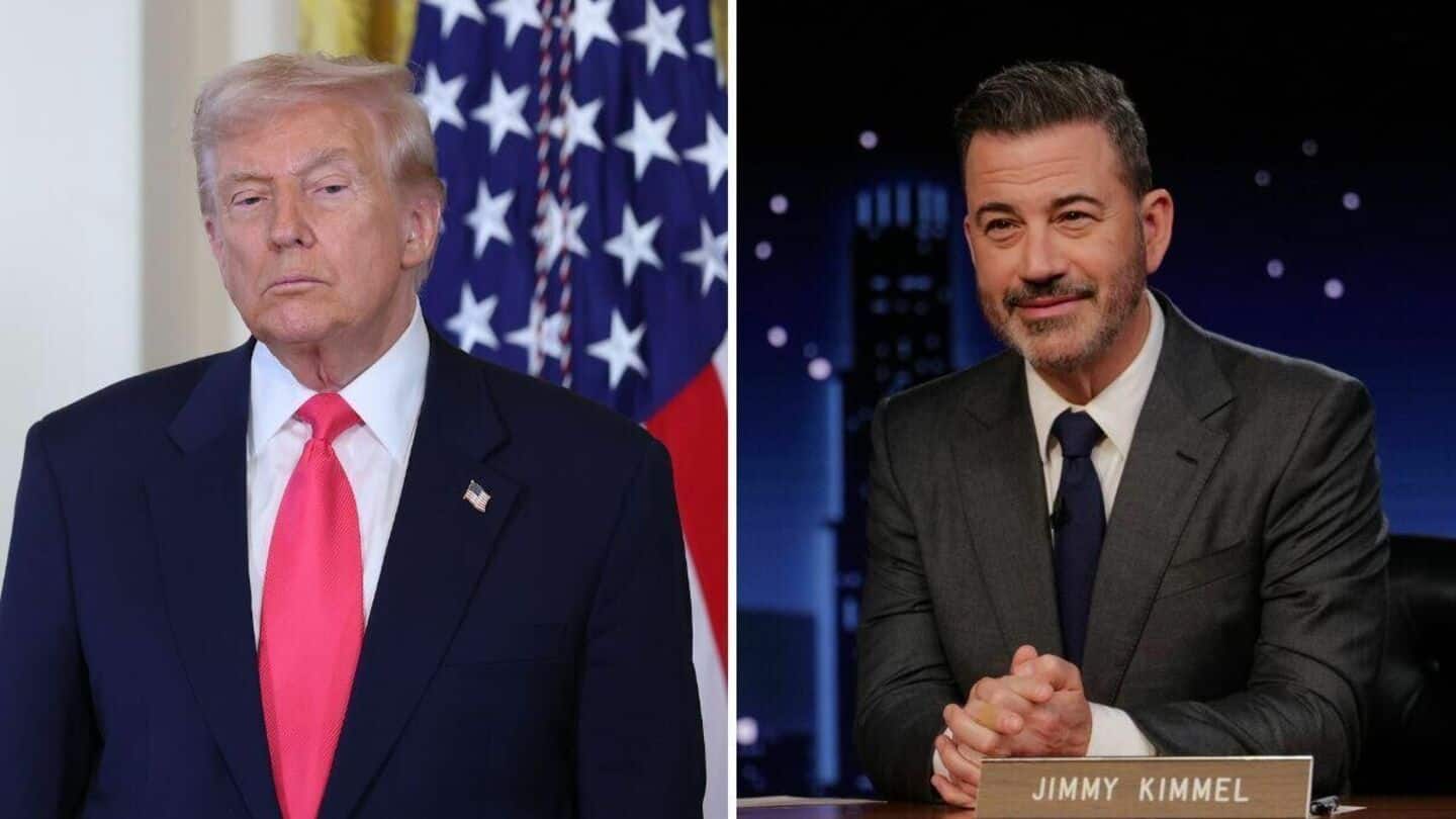 Trump vs Kimmel: Feud reignites over Epstein joke