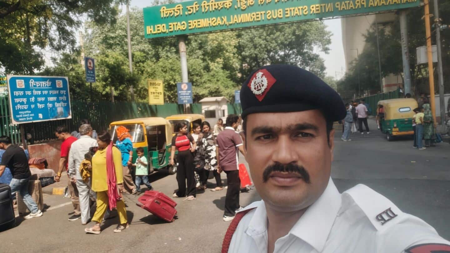 Head constable Anil Kumar run over near ISBT Kashmere Gate