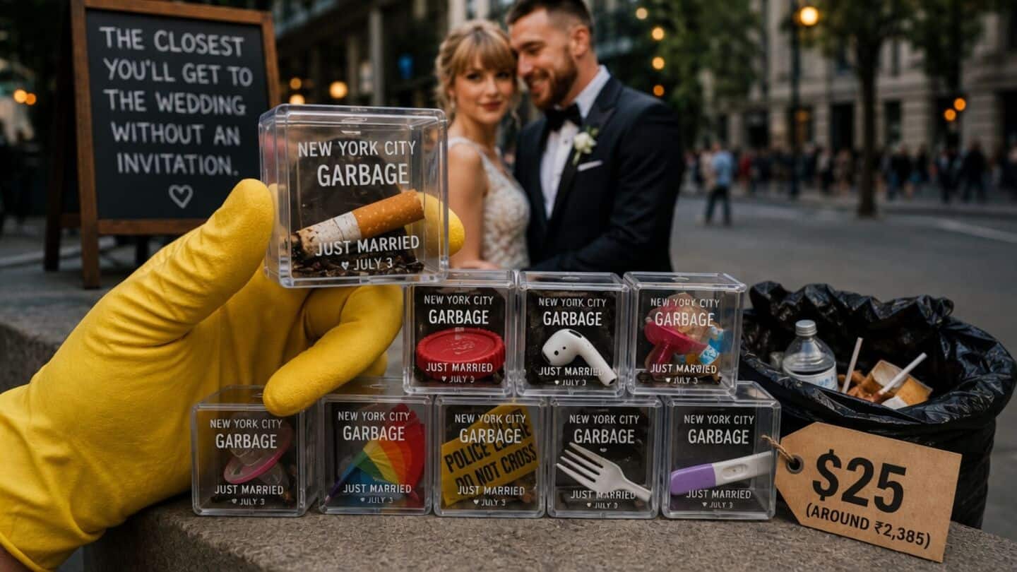 Swift and Kelce fans buy NYC pocket garbage for $25