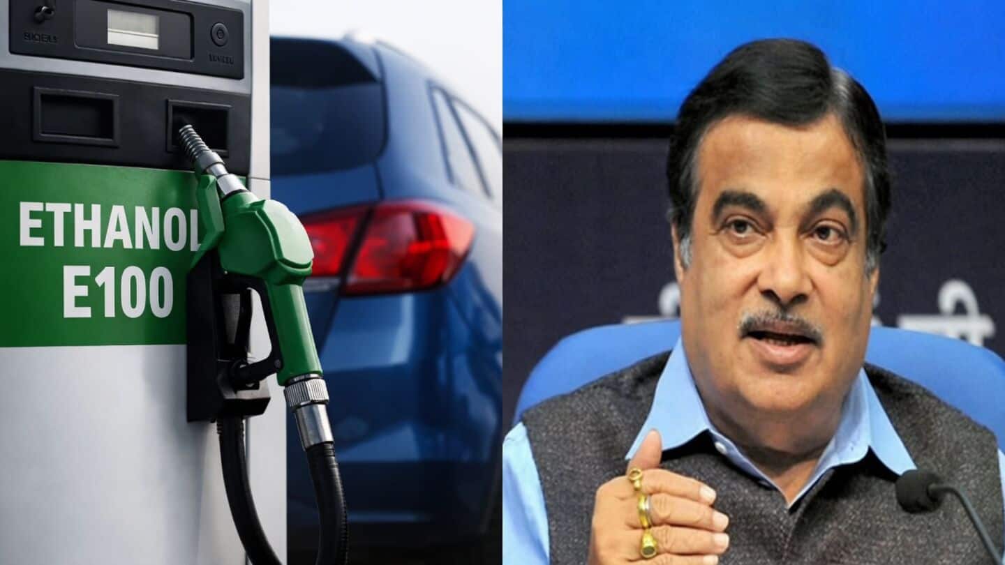 Nitin Gadkari approves 100% ethanol vehicle fuel in India