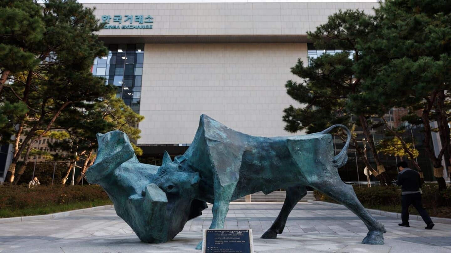 South Korea's KOSPI pauses 20 minutes after over 8% decline