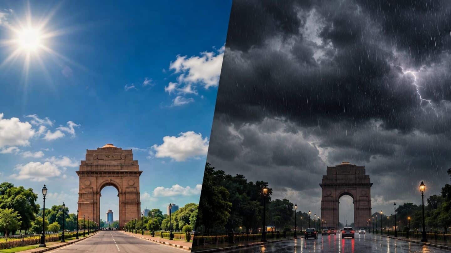 Delhi sunny Wednesday around 36 Celsius, IMD warns weekend storms