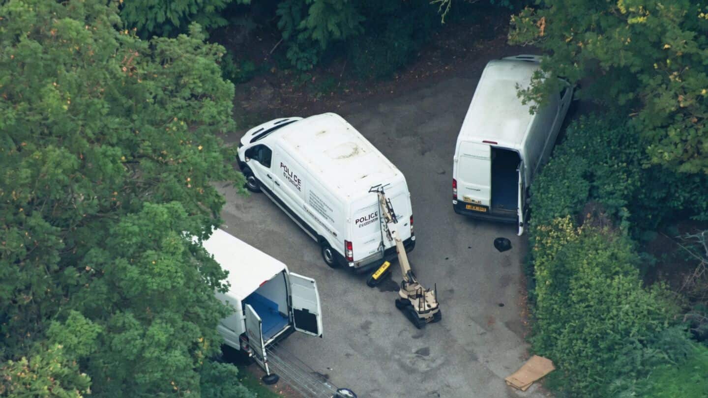 UK police use robot to access van near RAF Fairford