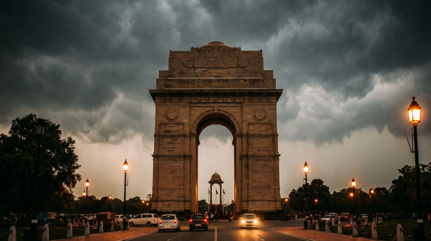 IMD warns Delhi NCR of thunderstorms dust storms strong winds