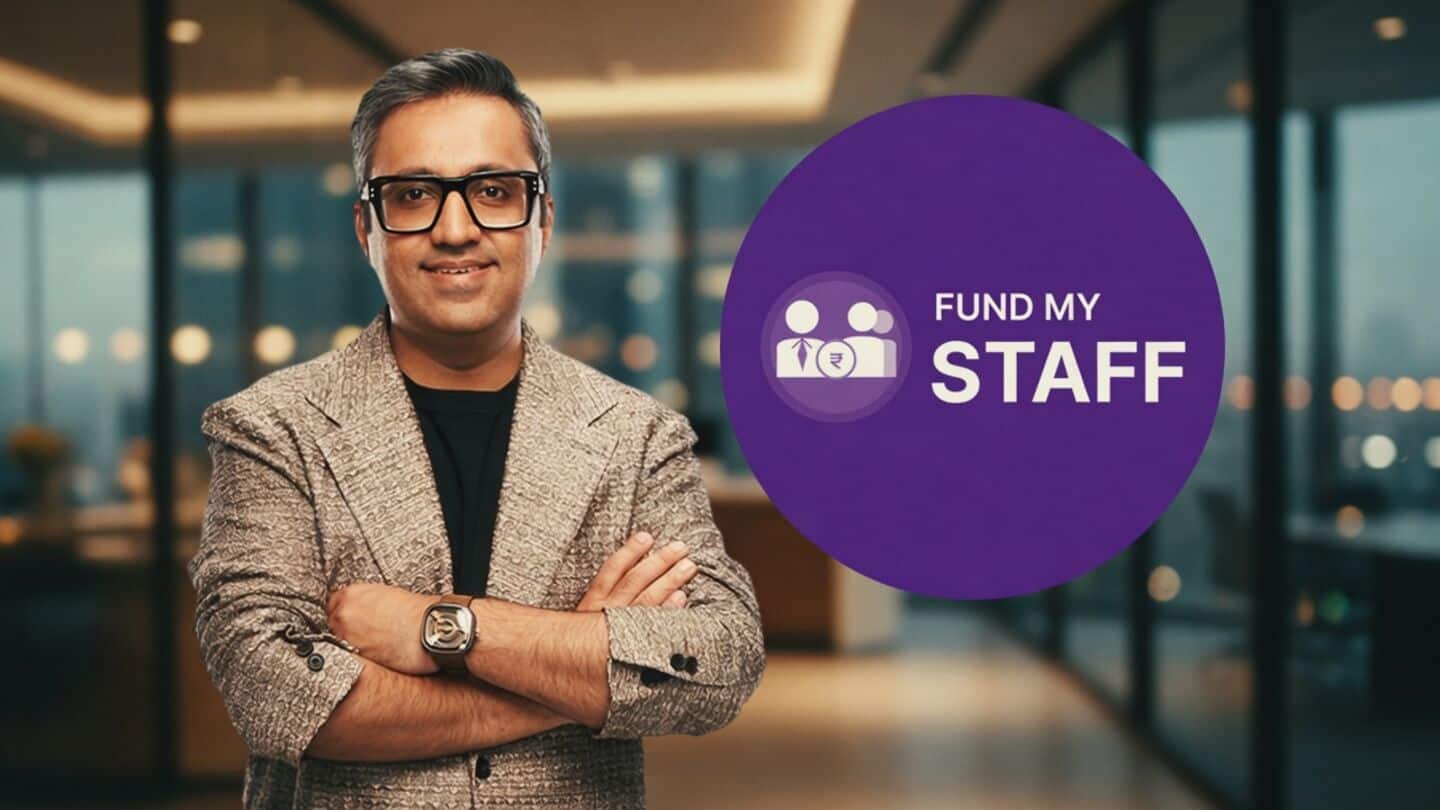 Ashneer Grover launches fund My Staff employer guaranteed loans