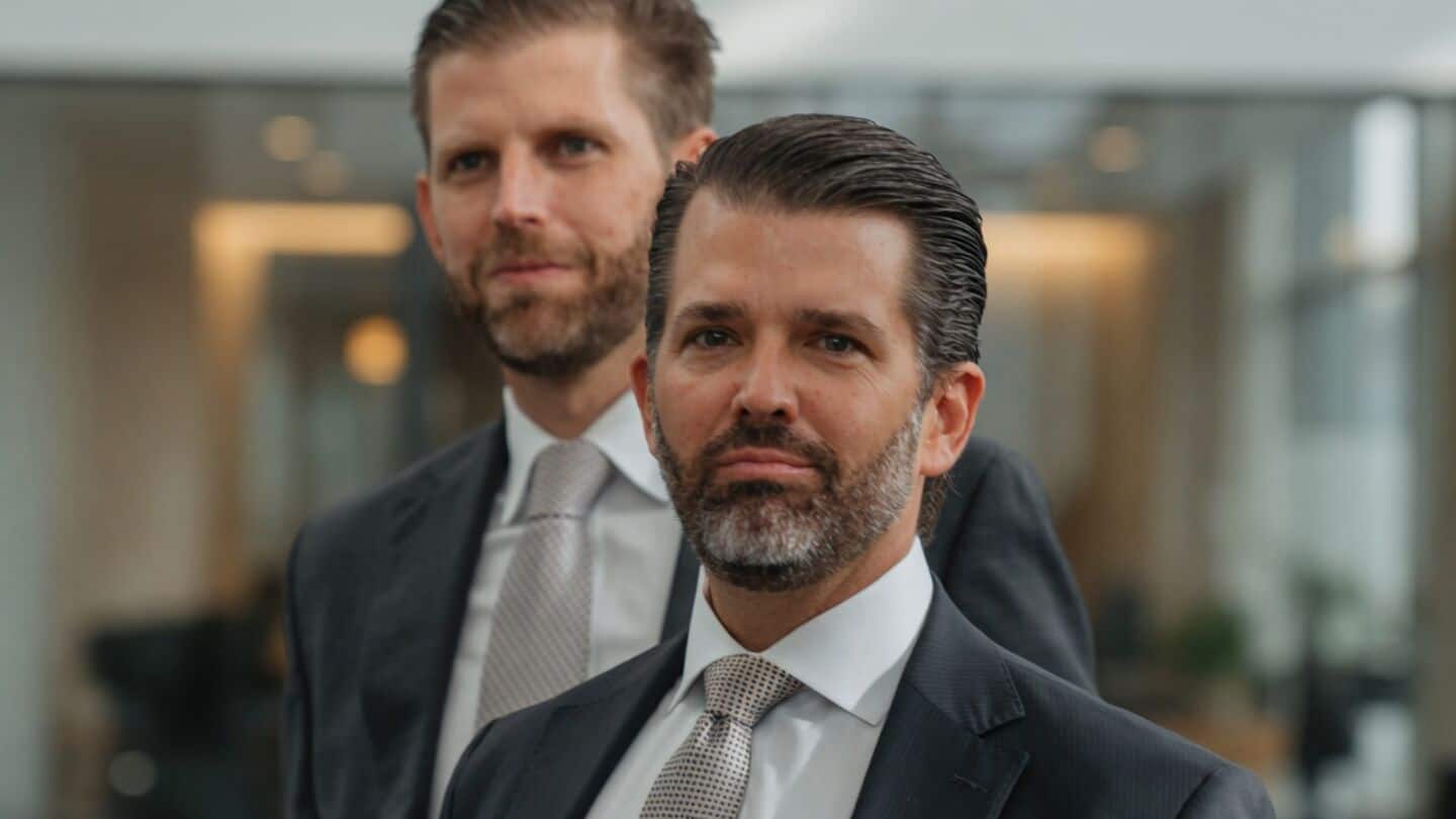 Donald Trump Jr. and Eric Trump support WorldClaw via $1