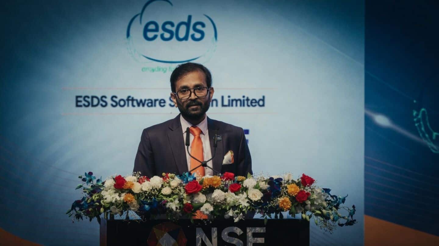 ESDS Software shares hit upper circuit 2nd day after debut