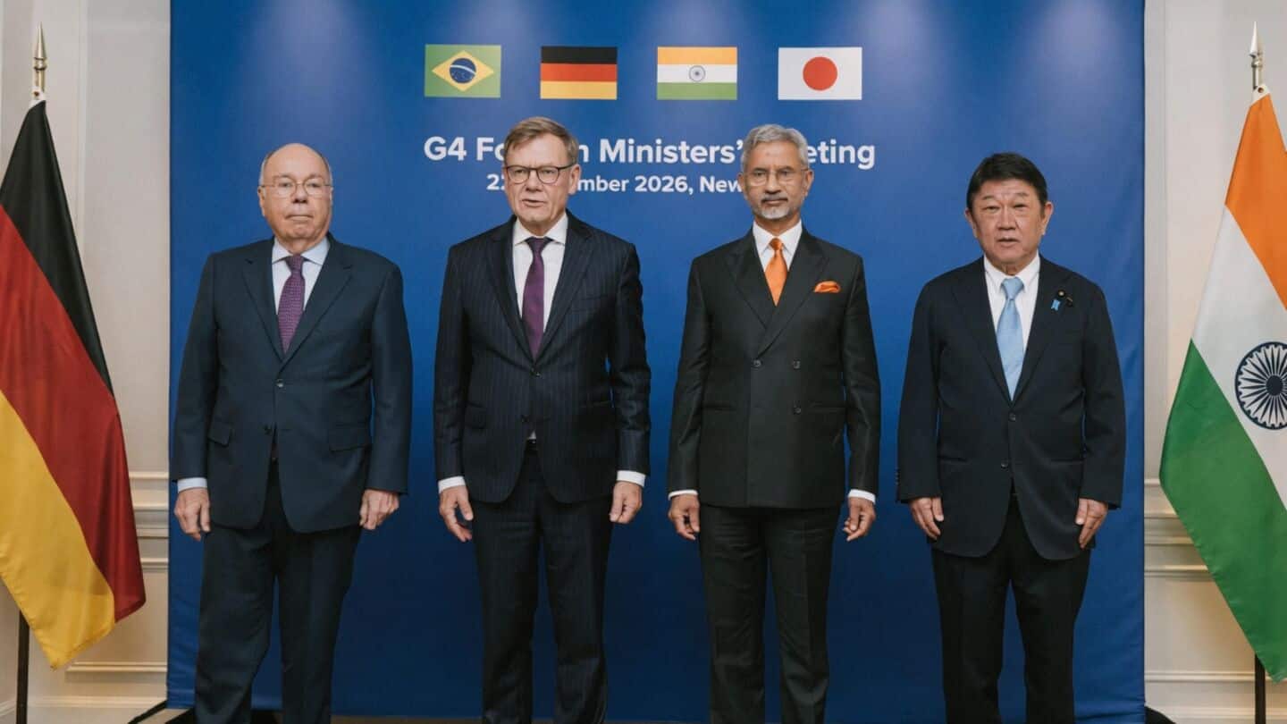 India Brazil Germany and Japan say UN Security Council outdated