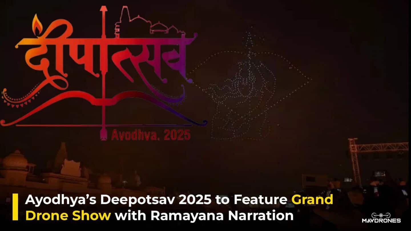 Ayodhya's Deepotsav 2025: Drones, projection mapping to light up city