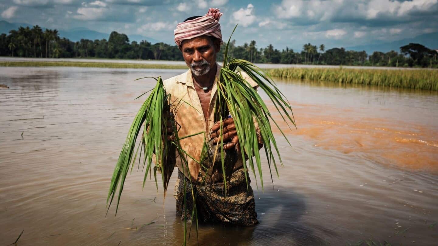 Deep depression triggers 2nd Andhra Pradesh floods, 71,796 farmers affected