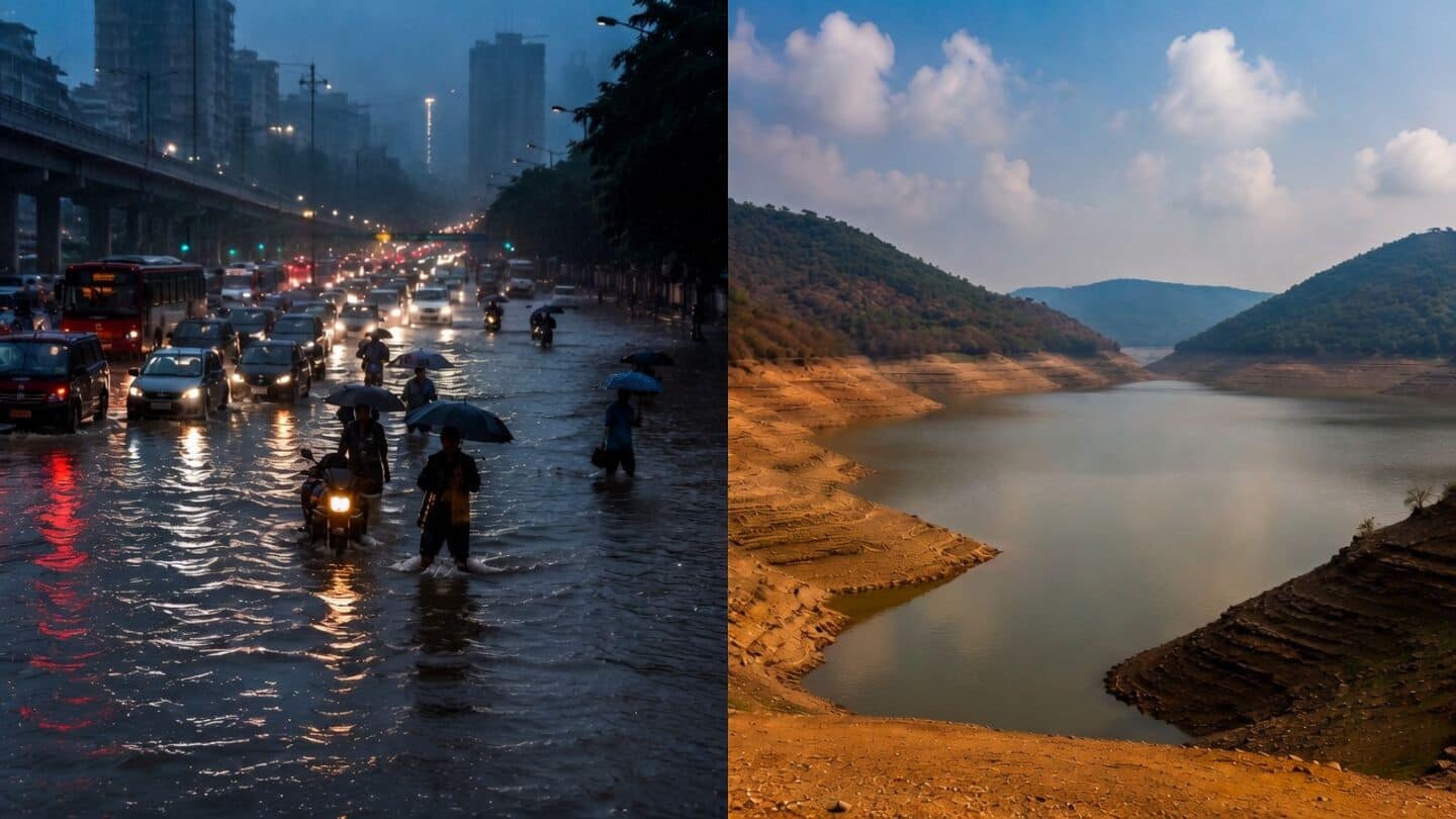 Mumbai sees heavy monsoon rains but reservoirs remain nearly empty