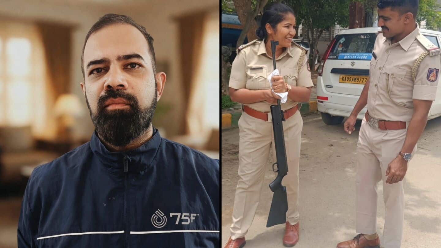 Anurag Tiwari held after allegedly firing air gun in Bengaluru