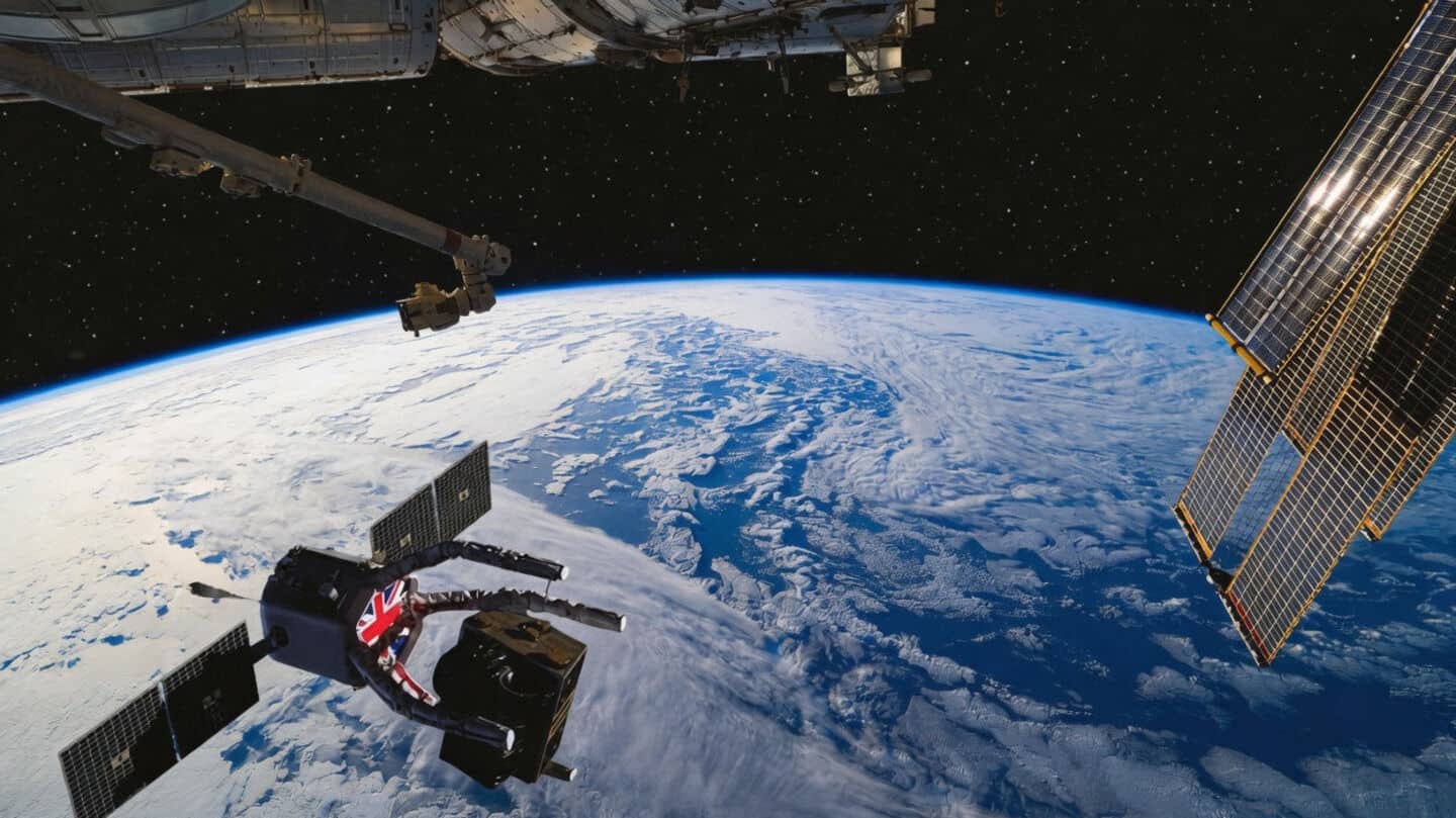 UK to launch world's 1st robot-claw satellite cleanup mission 2029