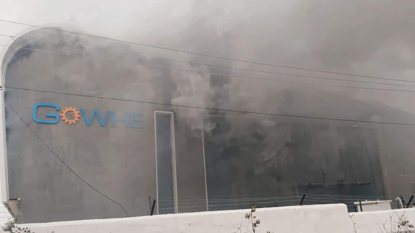 Goura Aerospace blaze in Hyderabad triggers loud blasts, no injuries