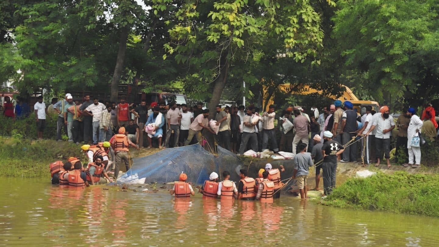 Upper Bari Doab Canal breach floods Amritsar after underground boring