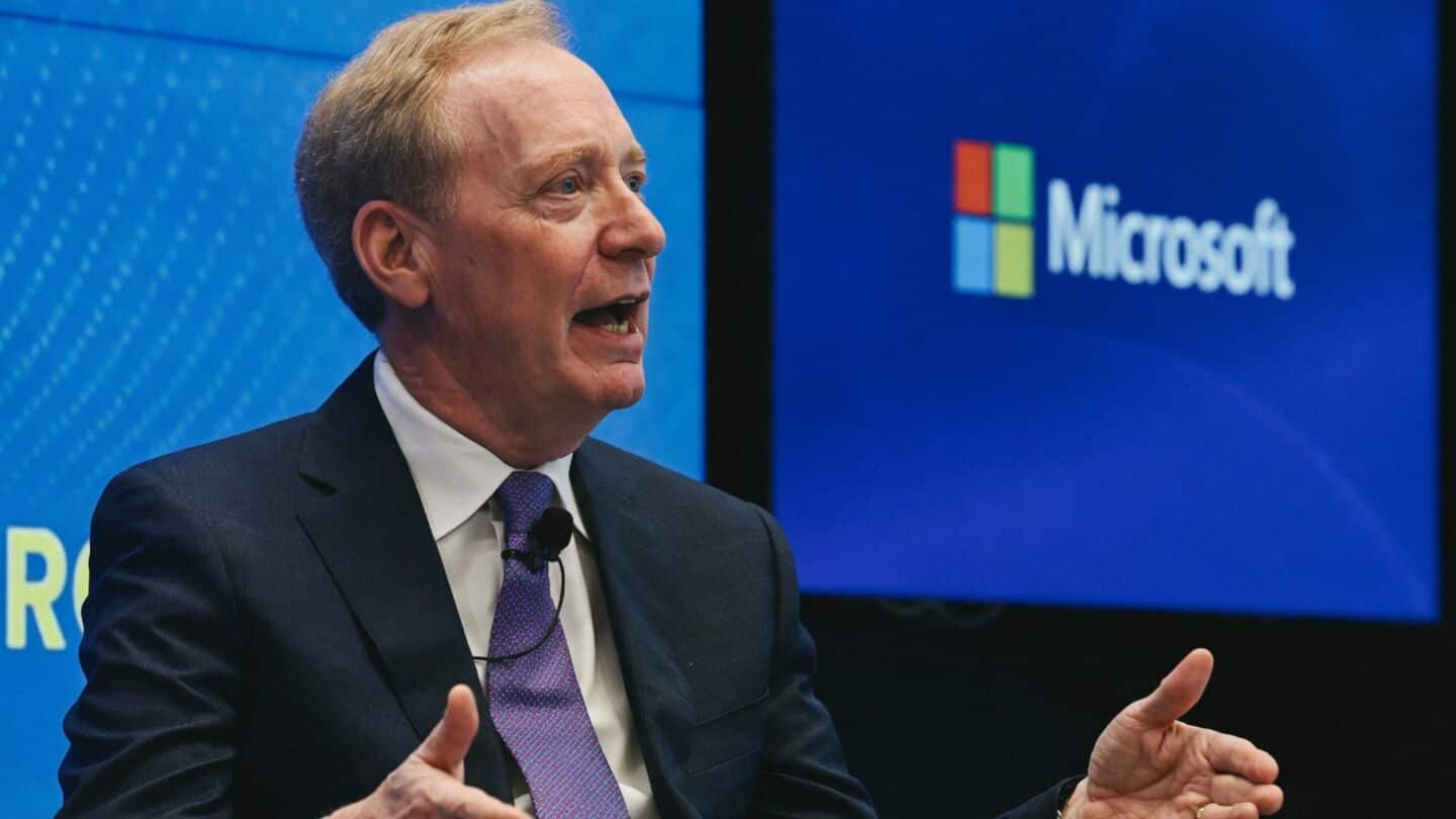 Microsoft president Brad Smith urges enforceable global AI rules