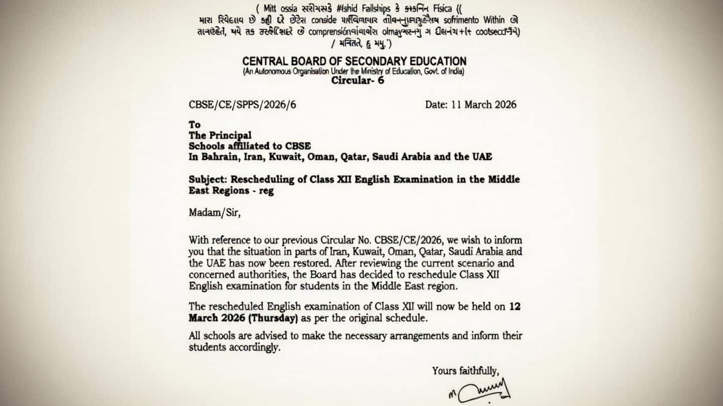 CBSE warns against viral fake notice on exam rescheduling