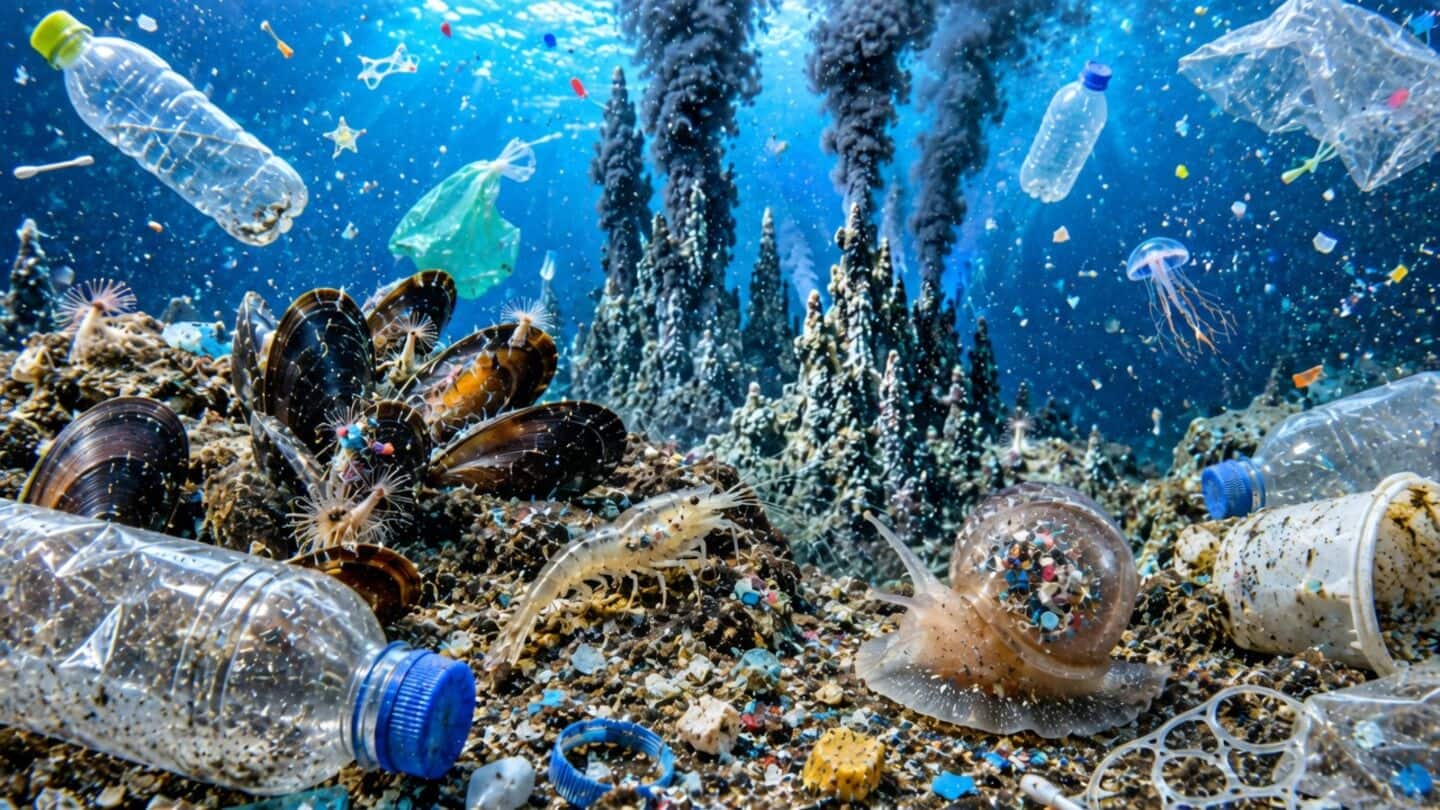 KRIBB finds microplastics in 92% of snails, mussels over 2,000m