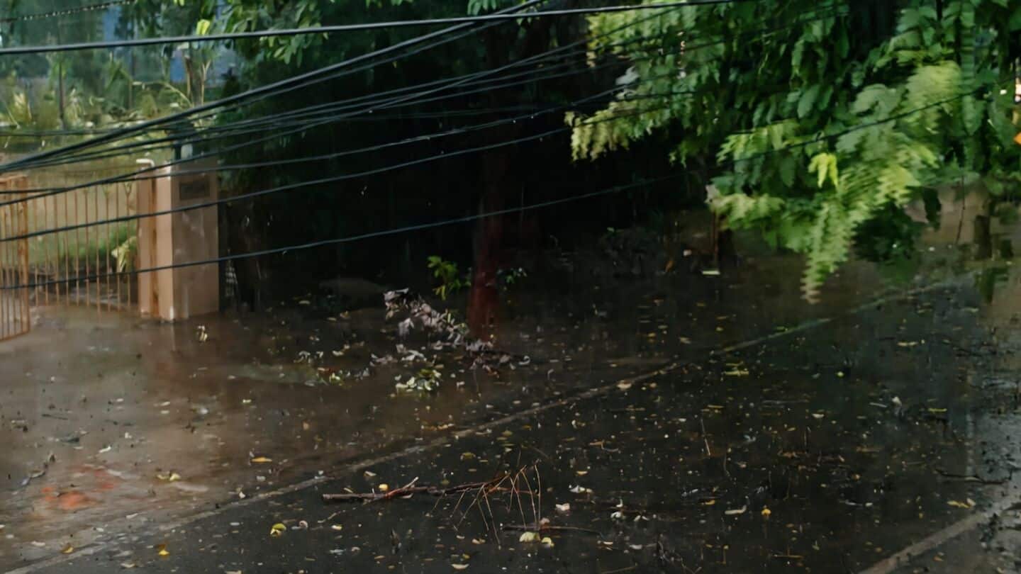 Bhubaneswar Saturday afternoon thunderstorms swap summer heat for rain-soaked streets