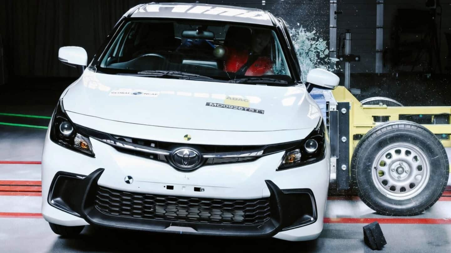 Global NCAP gives Toyota Starlet 0 stars for adult protection