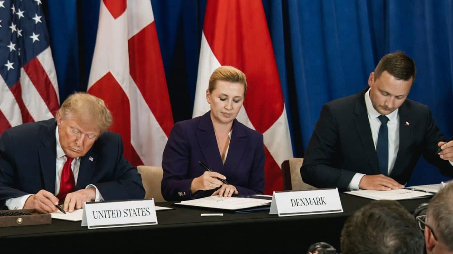 US Denmark and Greenland sign Arctic security deal at U.N.