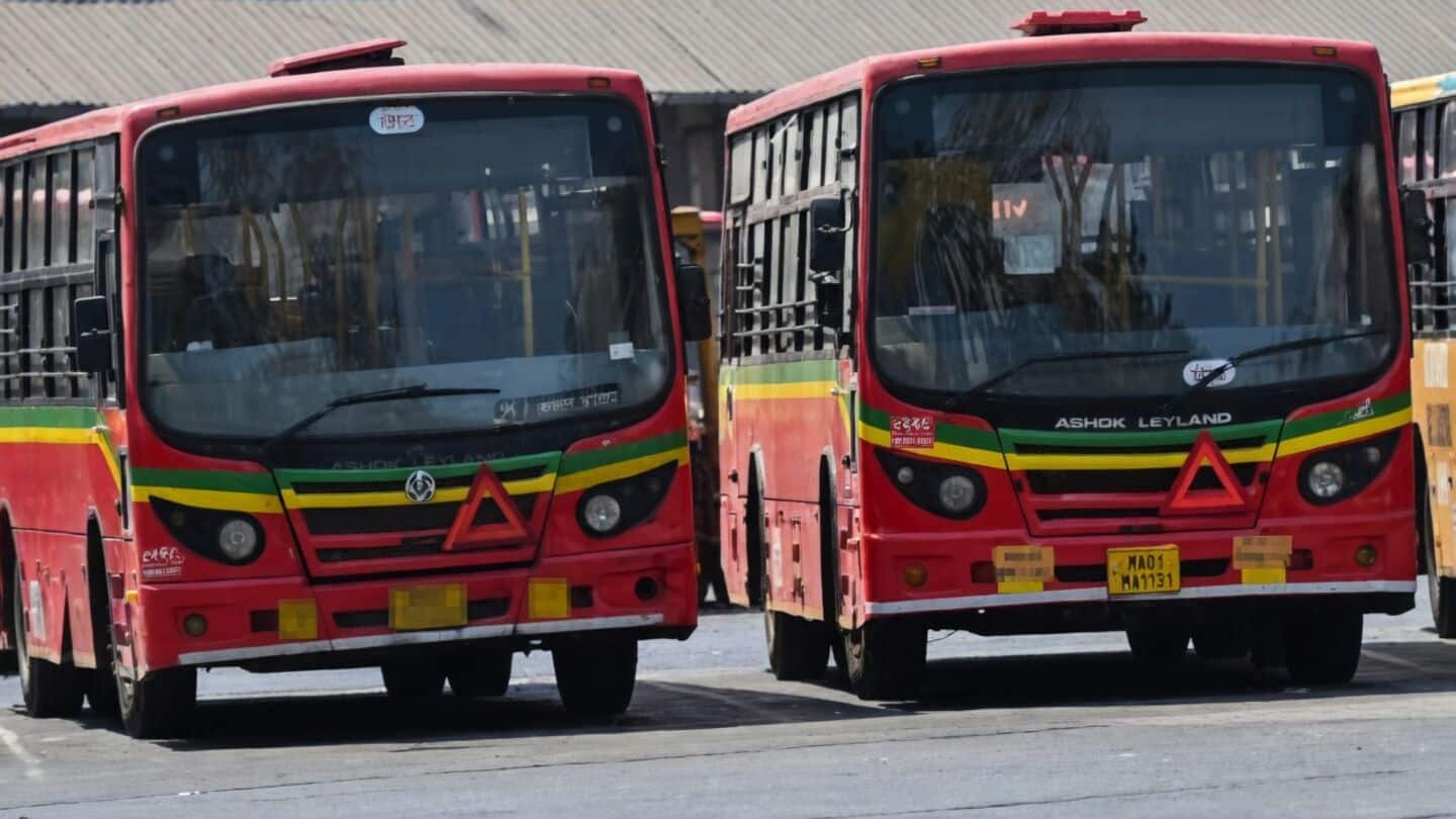 BEST bus hits metro pillar near Oberoi Mall, 2 injured
